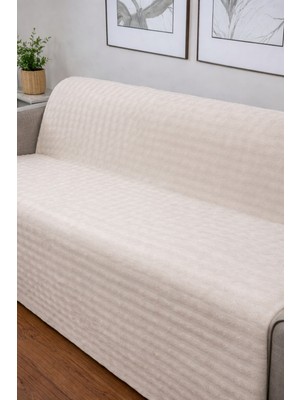Hig Store Tavşan Tüyü Ithal Bubble Ultra Yumuşak Kaymaz Yıkanabilir Koltuk/çekyat Örtüsü 170X210 Büyük Ebat