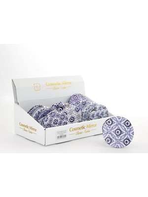 Store Mania Ieg™ Taşlı Nazar Boncuklu Yuvarlak El Aynası Ince