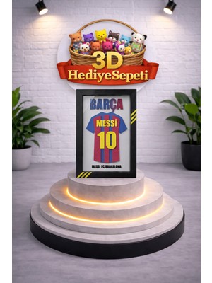 3D Hediye Sepeti Messi Barcelona Forma