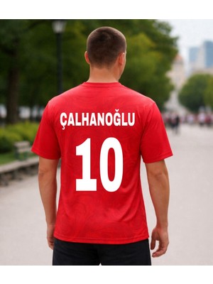 Bite Nose Türkiye Çalhanoğlu 10 Numara Yetişkin 2026/28 Milli Takım Forma T-Shirt Özel Tasarım Yeni Sezon