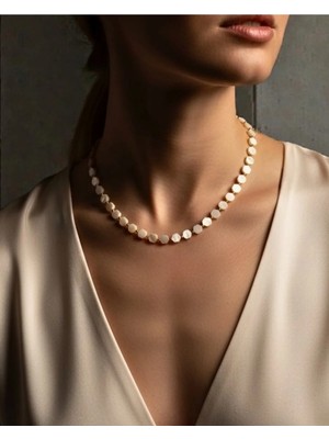 Altıgen Taşlı Kolye