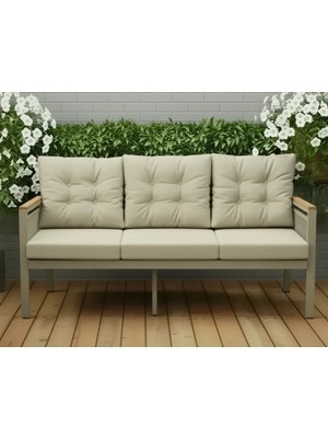 Opal 32LÜ (Cappuccino) Metal Gövde Balkon-Bahçe-Kafe,çay Seti,koltuk Takımı,oturma Grubu,ofis Koltuğu