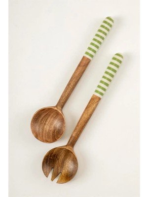 Cora Home Verde Linea 2'li Servis Seti 30X8 cm