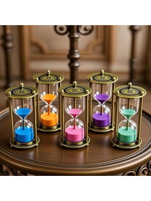 MiraLive 20 Dakikalık Metal Vintage Kum Saati