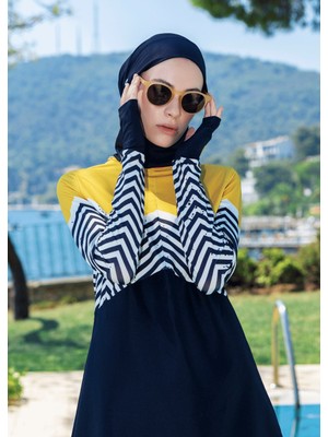 Mayovera Tesettür Mayo - Zigzag Hardal