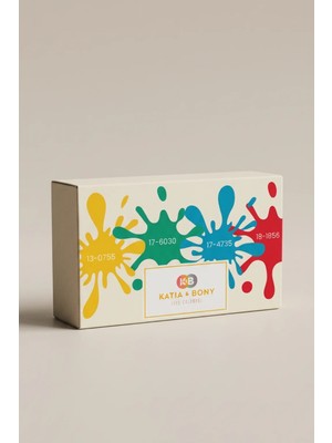 Katia & Bony Pantone Renkli Hediye Kutusu