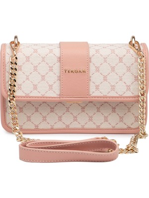 Tergan Krem Tekstil Kadın Çapraz Askılı Çanta - S26Y1TWC0715-V7N