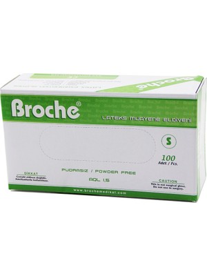 İlanib Ticaret Broche  S  Pudrasız Muayene Eldiveni 100LÜ (5567)