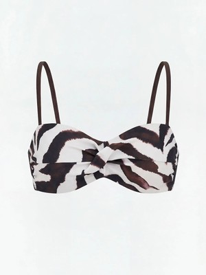 DeFacto Zebra Desenli Kadın Bikini Üstü  (S6)