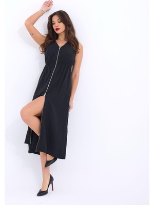 Amorluxe 6510 Elbise-Siyah