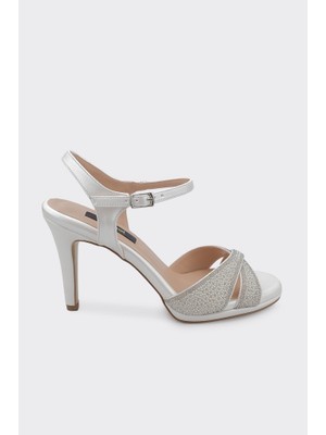 Derinet Bilekten Bantlı Kadın Abiye Ayakkabı
