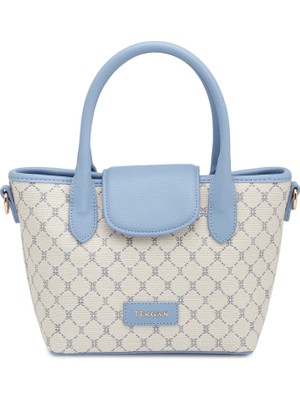 Tergan Krem Tekstil Kadın Omuz Çantası - S26Y1TWC0723-V8N