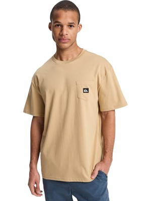 Quiksilver Salt Water Pock Erkek Bej Tişört