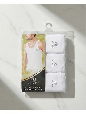 Vakko Atlet 3'LÜ,%100 Pamuk,kalite Içten Başlar