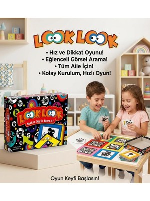 Farbu Oyuncak Ailenin Yeni Favorisi: Look Look Eğitici Kutu Oyunu Hızını Konuştur!