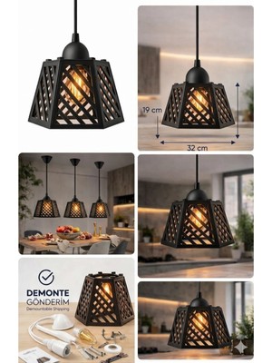 Ecostar Foldinglife Tekli Sarkıt Avize Fold-Ah-Syh