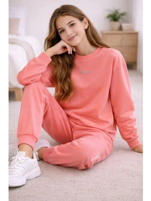 GMG Collection Baby Kız Çocuk Muadil Sh Sweatshirt-Yüksel Bel Eşofman Takım