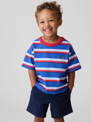 Gap Erkek Bebek Kobalt Mavisi Boxy T-Shirt