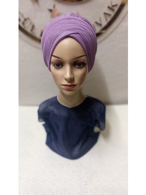 Ergül Hazır Duvak Lila Rengi Sarma Bone Duvak,hazır Duvak,düğün,hazır Şal,hazır Türban,abiye Şal,sünnet,nişan,söz