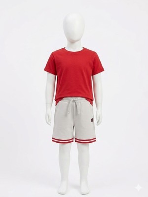 Benetton Erkek Çocuk Gri Şort