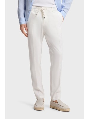 Boss Modern Kesimli Keten Karışımlı Pantolon Erkek Pantolon 50557859 100