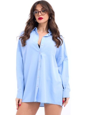 Amorluxe 5213 Gömlek-Mavi