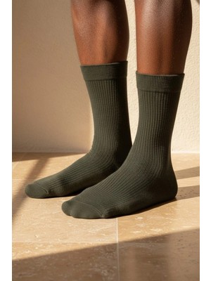 Bony Socks Erkek Derbi Yeşil Soket Çorap