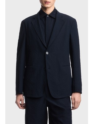 Emporio Armani Regular Fit Düğmeli Kruvaze Yaka Ceket Erkek Ceket EM005801 TE20392 UB109