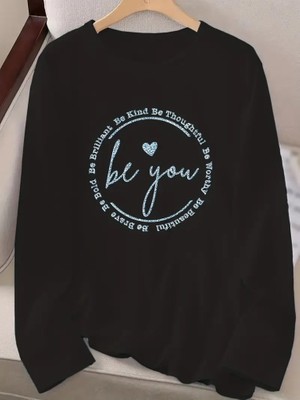 Amorluxe Kadın Uzun Kollu Bisiklet Yakabe Youdesenli Viskon Bluz