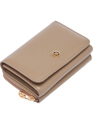 Tergan Bej Hakiki Deri Kadın Cüzdan - S1CB00005798-S95