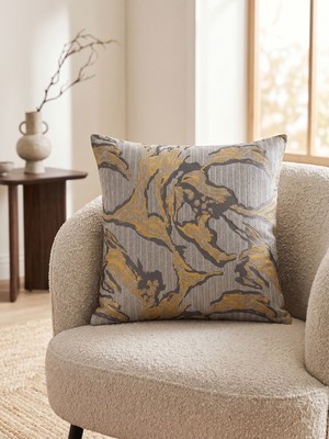 Ravello Home Premium Seri Soyut Desenli Dokuma Kumaş Kırlent Kılıfı