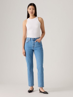 Levi's 501 Crop Great Story Kadın Mavi Jean Kot Pantolon A7739-0029