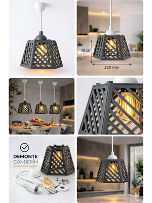 Ecostar Foldinglife Tekli Sarkıt Avize Fold-Ah-Ant