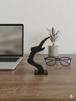 Ceres Shop Ceresshop Minimalist Tasarım Gözlük Tutucu Stand – Masaüstü Dekoratif ve Şık Organizer