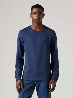 Levi's Erkek Lacivert Bisiklet Yaka Ince Sweatshirt 001X5-0000