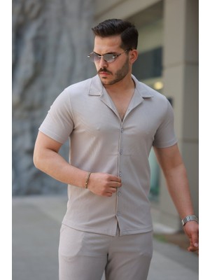 Amorluxe Erkek Ottoman Kumaş Pantolon Gömlek Takım