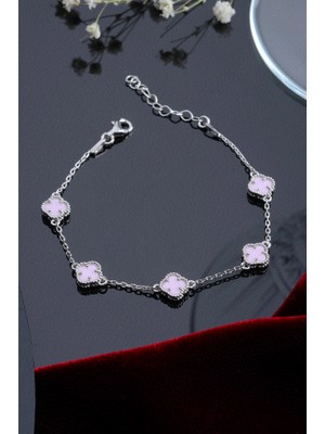 İnnuendo Jewelry 925 Ayar Gümüş Yonca Bileklik