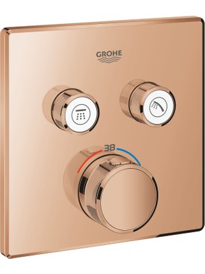 Grohe Grohtherm Smartcontrol Gizli Montajlı 2 Valfli Emniyetli Mikser - 29124DA0