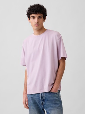 Gap Erkek Açık Pembe Vintagesoft Boxy T-Shirt