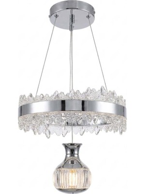 Eray Aydınlatma 6013-300 Tek Toplu Krom LED Avize