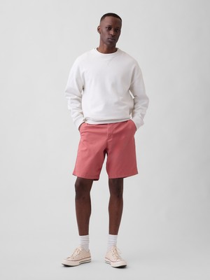 Gap Erkek Açık Kırmızı 9" Essential Khaki Şort