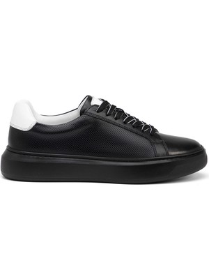 Tergan Siyah Hakiki Deri Erkek Sneaker - E26I1AY57736-A23