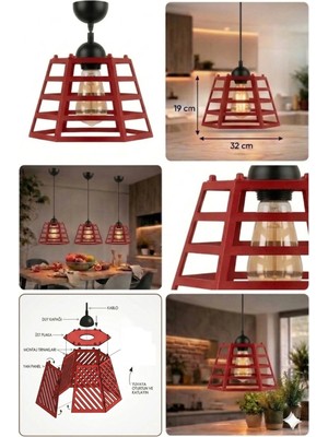 Ecostar Foldinglife Tekli Sarkıt Avize Fold-Apn-Krm