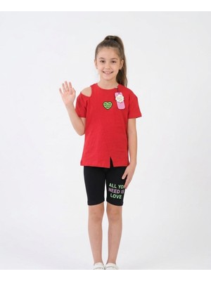 Minitex Yazlık Kız Alt-Üst Takım