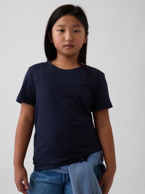 Gap Kız Çocuk Lacivert Vintagesoft T-Shirt