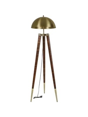 Vivense Lumexx Stil Büyük Retro Başlıklı Lambader, Eskitme Ceviz