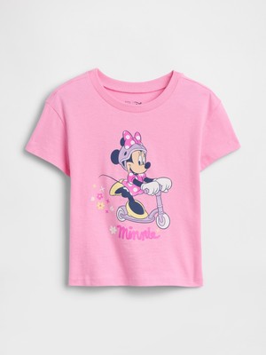 Gap Kız Bebek Açık Pembe Grafik Baskılı T-Shirt