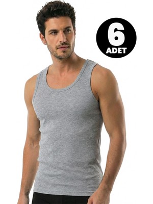 Öts 6'lı Erkek Atlet Kaşkorse (%100 Pamuk)