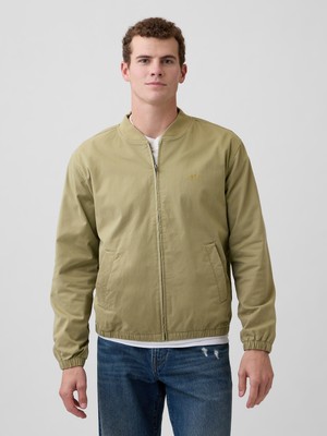 Gap Erkek Açık Yeşil Relaxed Bomber Ceket