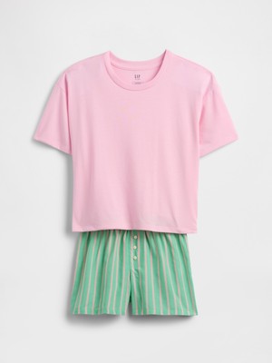 Gap Kız Çocuk Çok Renkli Kids %100 Geri Dönüştürülmüş Pijama Takımı